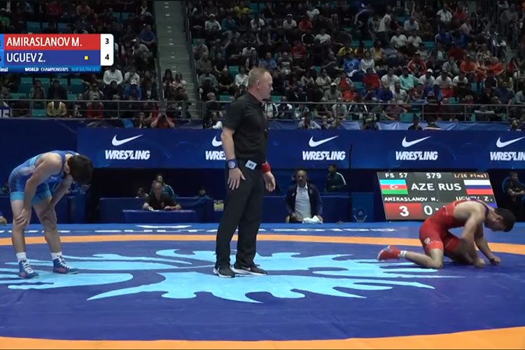 Mahid Əmiraslanov da məğlubiyyətini etirazla qarşıladı