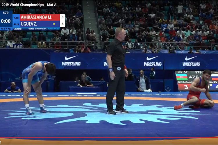 Mahid Əmiraslanov da məğlubiyyətini etirazla qarşıladı