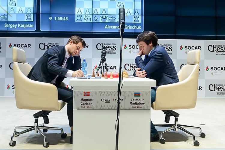 Maqnus Karlsenlə heç-heçə oynadı – Teymur Rəcəbov