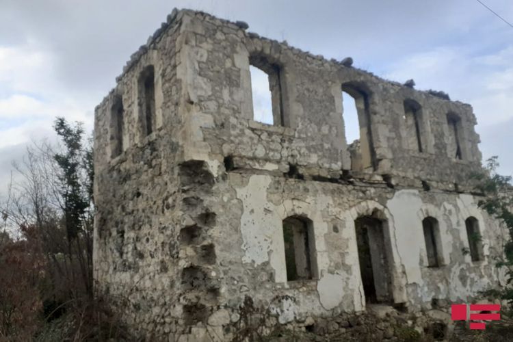 Ermənilər Füzuli və Cəbrayılda daşı daş üstə qoymayıblar  - FOTO-REPORTAJ