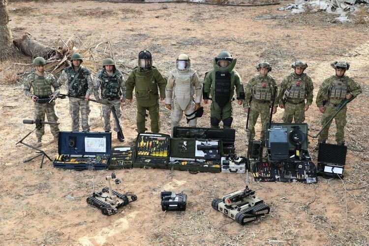 Türkiyə ordusunun minaaxtaranları işğaldan azad edilmiş Azərbaycan torpaqlarında əməliyyatlara başladı