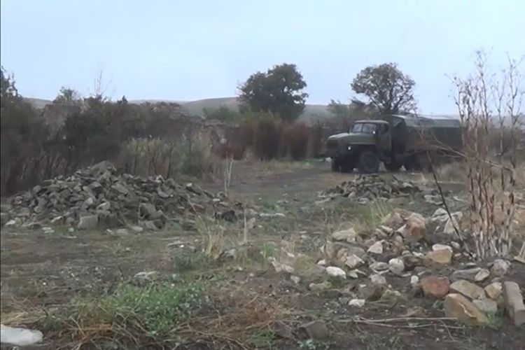 İşğaldan azad edilmiş Cəbrayıl rayonunun Çaxırlı kəndinin görüntüləri - VİDEO