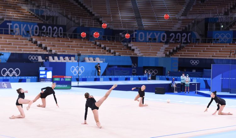 Gimnastlarımızın çıxışı - FOTOSESSİYA