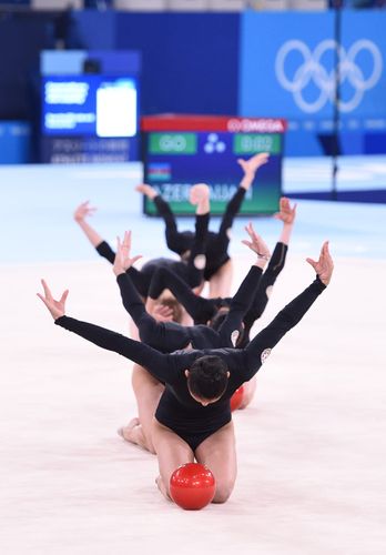 Gimnastlarımızın çıxışı - FOTOSESSİYA