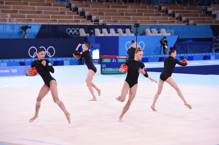 Gimnastlarımızın çıxışı - FOTOSESSİYA
