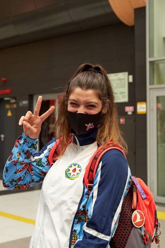 Nümayəndə heyətimizin ilk qrupu Kazanda  - FOTOSESSİYA