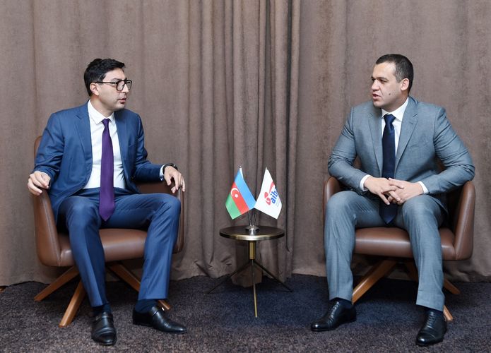 İBA prezidenti Fərid Qayıbovla görüşdü