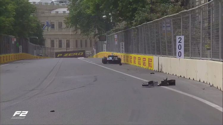 Sərbəst yürüşdə 3 qəza - “Formula-2”də