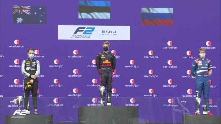 Qaliblər mükafatlandırıldı - “Formula-2”də