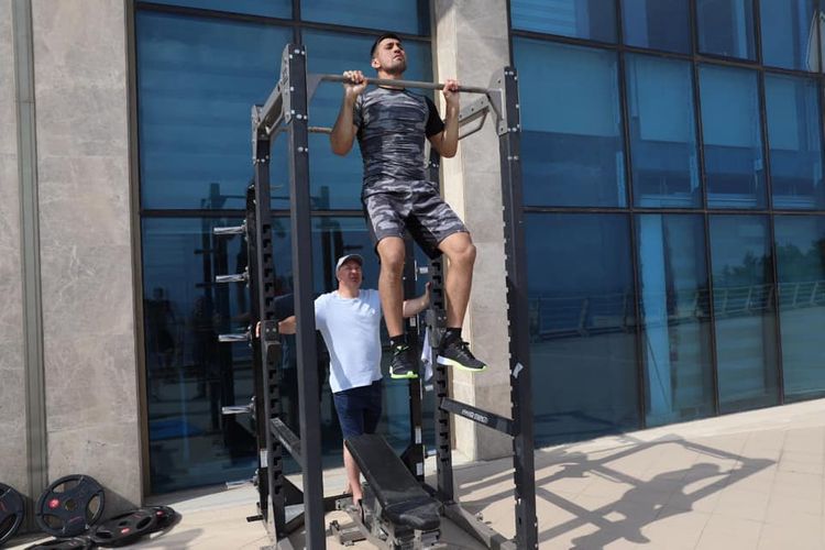 Cüdoçularımız Olimpiadaya hazırlığı Şağanda davam etdirirlər - FOTOSESSİYA