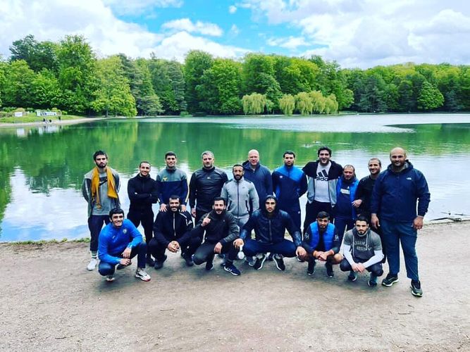 Yığmamız Olimpiadaya Hennefdə hazırlaşır - FOTOSESSİYA