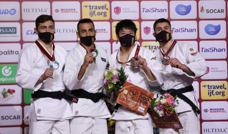 Cüdoçularımız ”Böyük dəbilqə”nin ilk günündə 3 medal qazandı