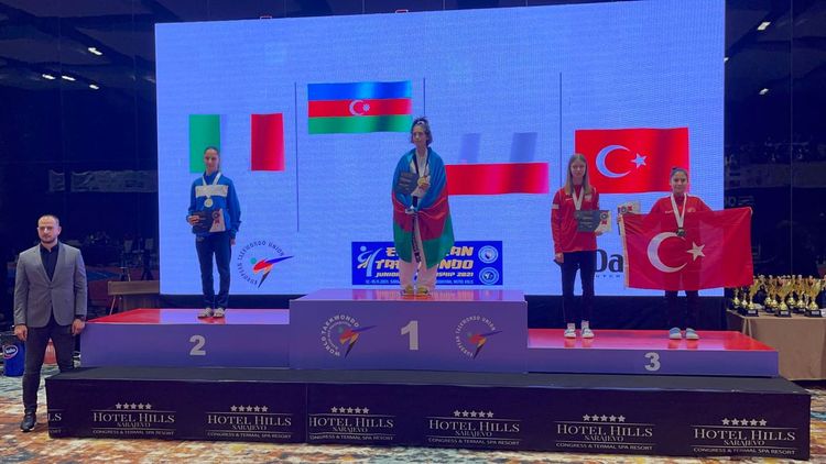 Taekvondoçumuz erməniyə qalib gələrək Avropa çempionu oldu – ilk 2 gündə 3 medal