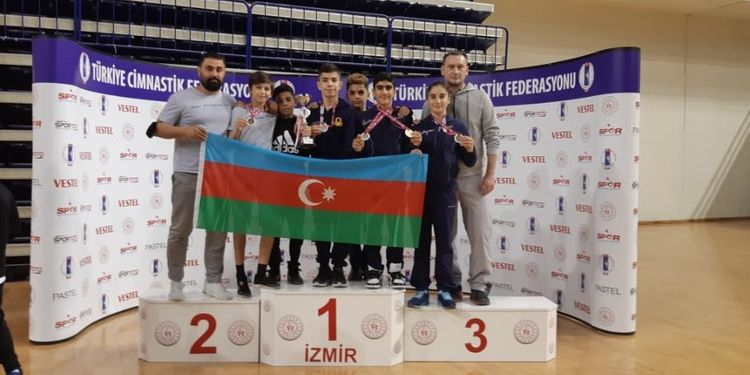 Gimnastlarımız Türkiyədə 2 qızıl, 2 gümüş medal qazandı