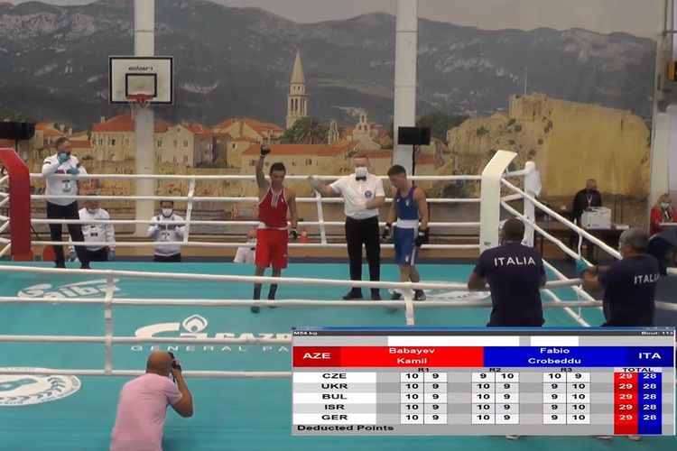 Daha bir boksçumuz Avropa çempionatının 1/4 finalında