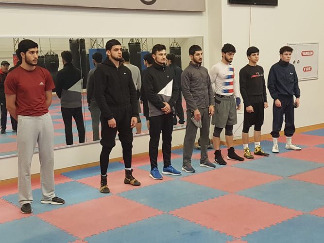 Yığmamız məşqə 1 dəqiqəlik sükutla başladı - FOTOSESSİYA