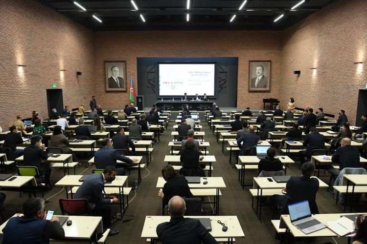 Olimpiya növləri üzrə federasiyaların iştirakı ilə tədbir keçirildi - FOTOSESSİYA