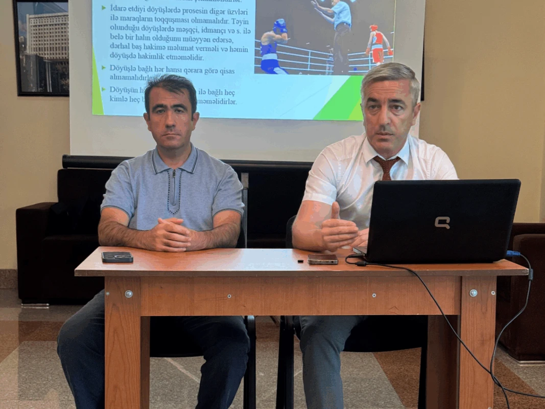 Qəbələdə boks hakimləri üçün seminar keçirilib - FOTO 