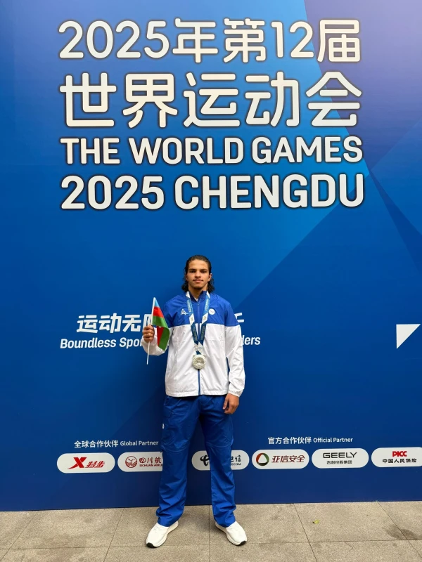 İdmançımız Dünya Oyunlarında gümüş medal qazanıb - FOTO 