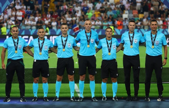 Beynəlxalq dərəcəli hakimimiz UEFA Superkubokunda təltif olunub