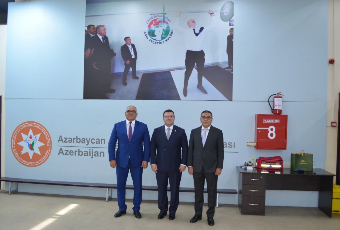 Avropa Ağırlıqqaldırma Federasiyasının prezidenti AAF rəhbərliyi ilə görüşüb - FOTO 