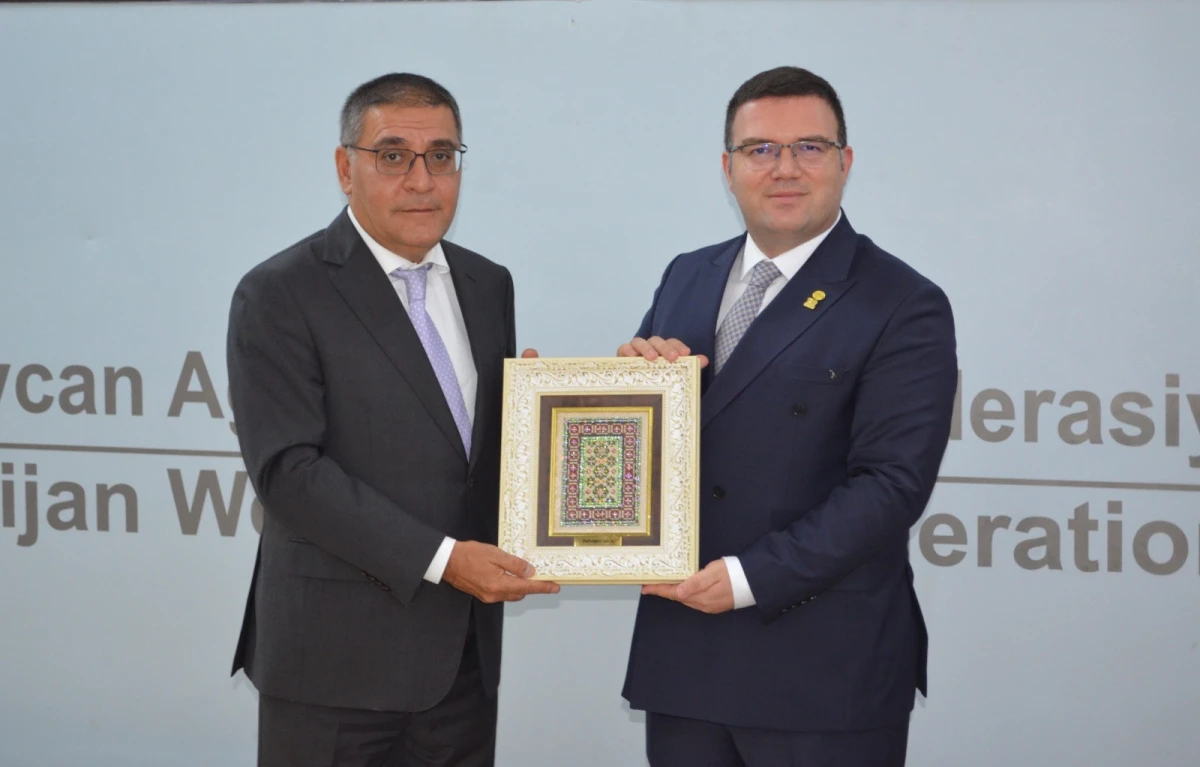 Avropa Ağırlıqqaldırma Federasiyasının prezidenti AAF rəhbərliyi ilə görüşüb - FOTO 
