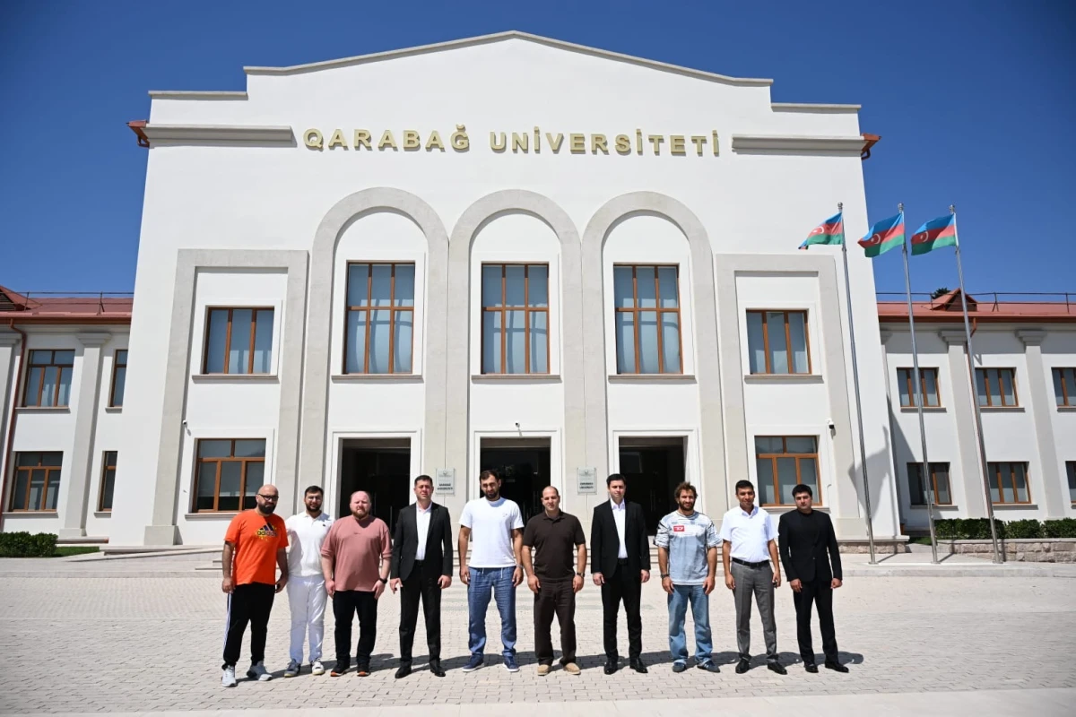 Olimpiya çempionlarımız Qarabağa səfər ediblər - FOTO 