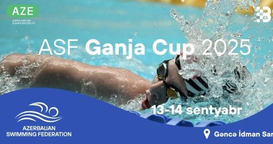 Gəncədə üzgüçülük üzrə “ASF Ganja Cup 2025” turniri keçiriləcək