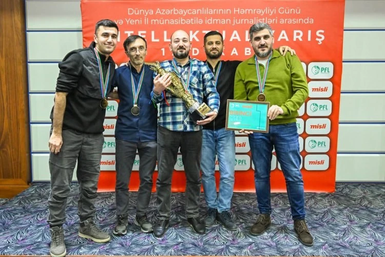 İdman jurnalistləri arasında intellektual yarış keçirilib - FOTO 