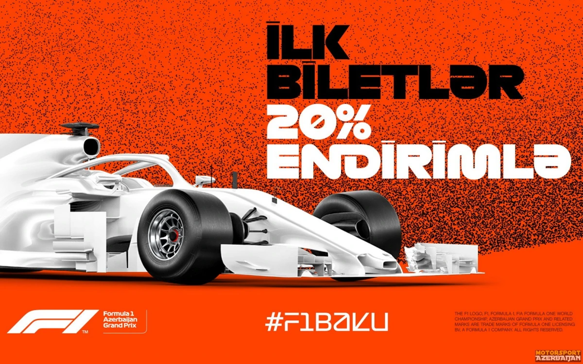 "Formula 1" Azərbaycan Qran-Prisinə bilet satışı başlayıb