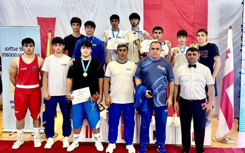 Boksçularımız Gürcüstanda keçirilən beynəlxalq turnirdə 7 medal qazanıblar