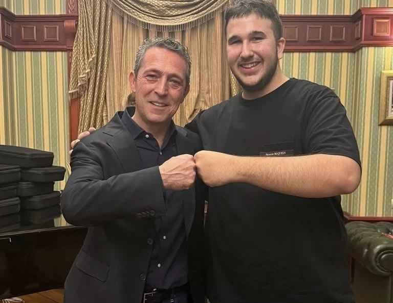 “Fənərbaxça”nın prezidenti BAKIDA 