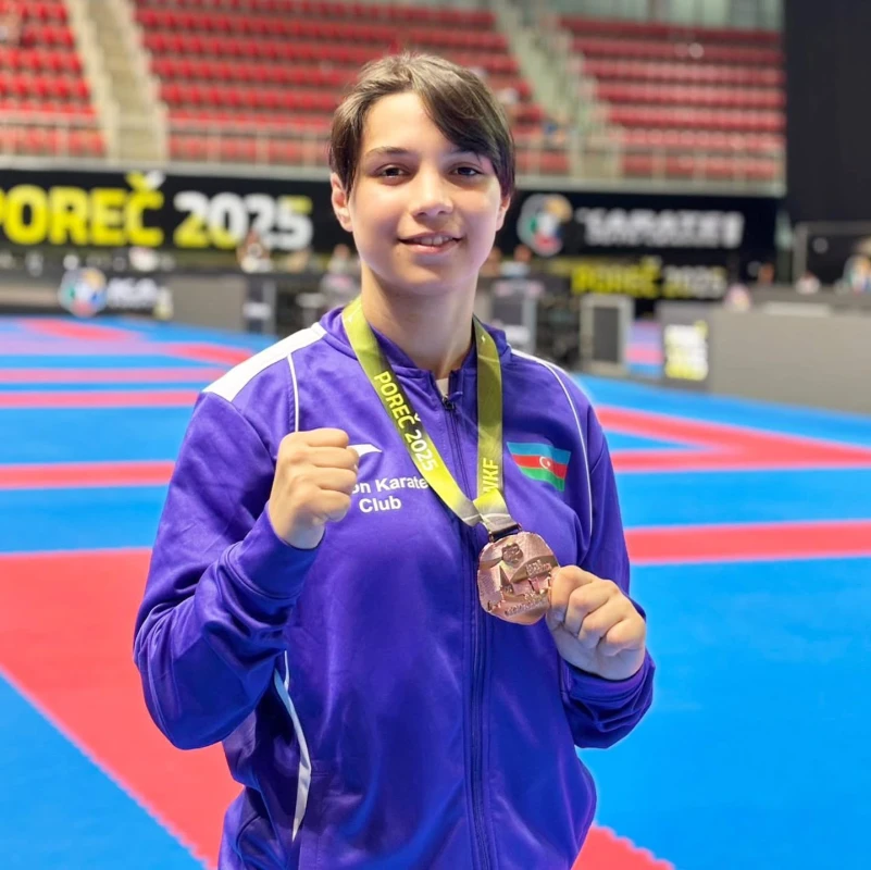 Karateçilərimiz Xorvatiyada iki bürünc medal qazanıblar - FOTO 