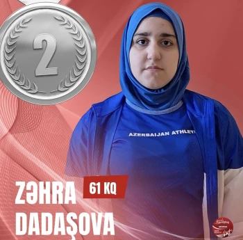 Təmsilçimiz Dünya Kubokunda gümüş medal qazanıb