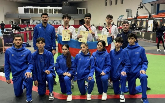 Taekvondoçularımız Prezident Kubokunda 3 medal qazanıblar