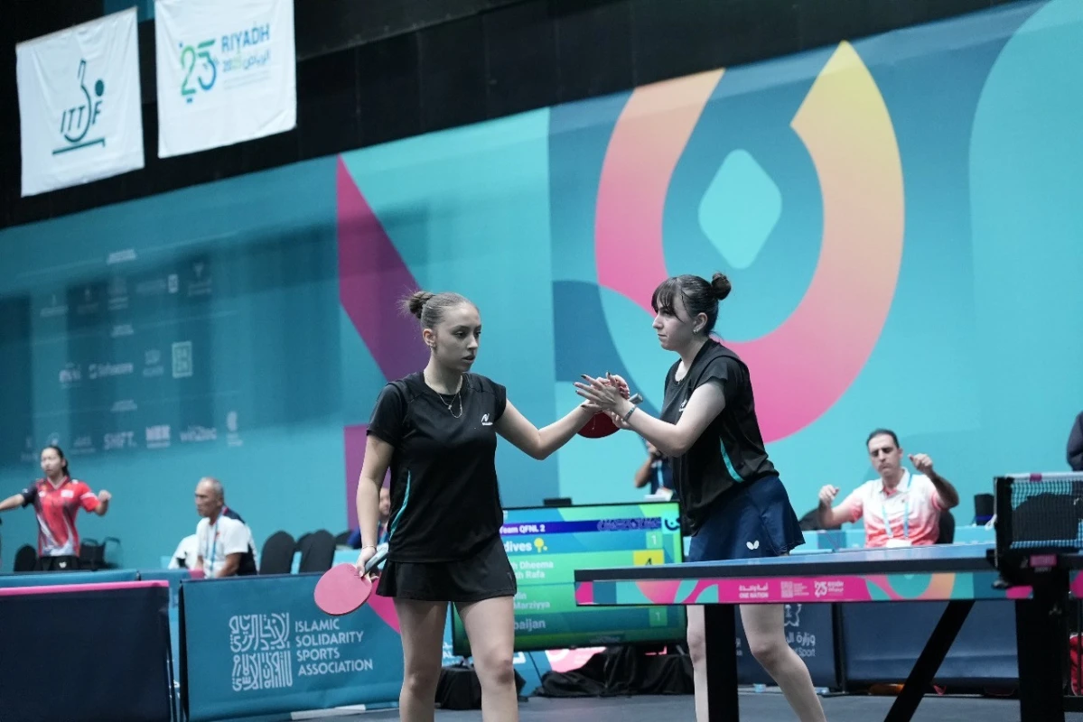 Azərbaycanın stolüstü tennis millisi İslamiadada yarımfinala yüksəldi - FOTO 