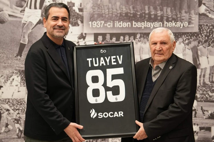 “Neftçi” Kazbek Tuayevi təbrik edib - FOTO 