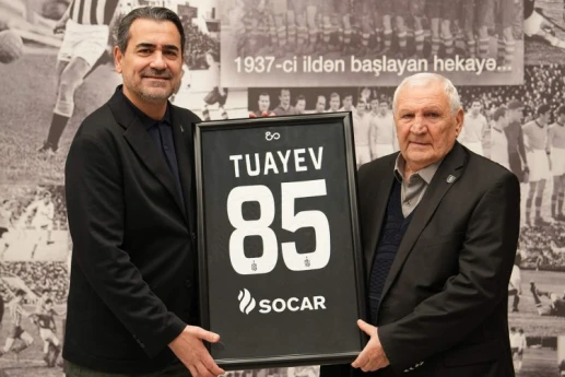 “Neftçi” Kazbek Tuayevi təbrik edib - FOTO 