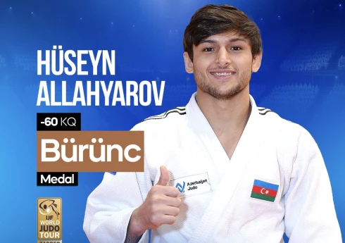 Cüdoçumuz Zaqreb Qran-Prisində bürünc medal qazanıb