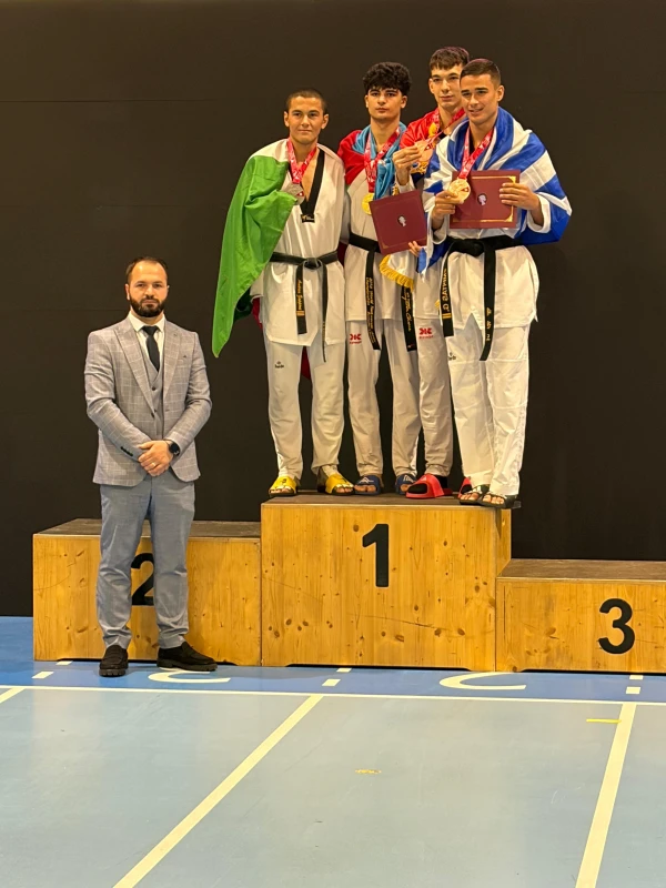 Azərbaycan taekvondoçuları Avropa birinciliyinin qalibi olub - FOTO 