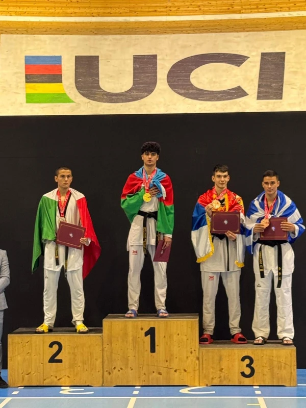 Azərbaycan taekvondoçuları Avropa birinciliyinin qalibi olub - FOTO 