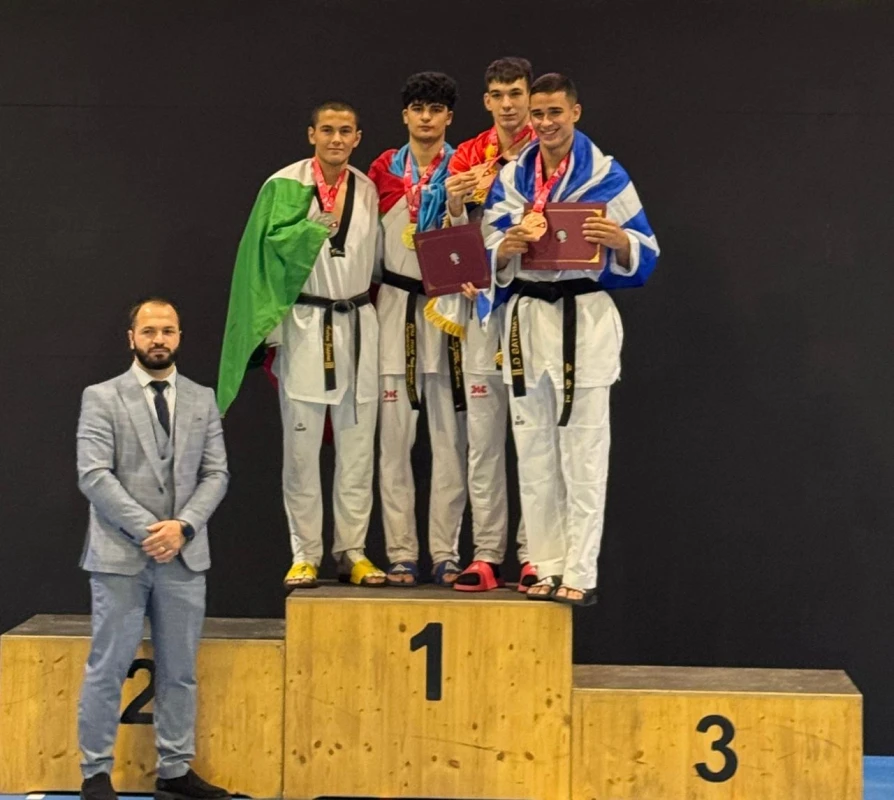 Azərbaycan taekvondoçuları Avropa birinciliyinin qalibi olub - FOTO 
