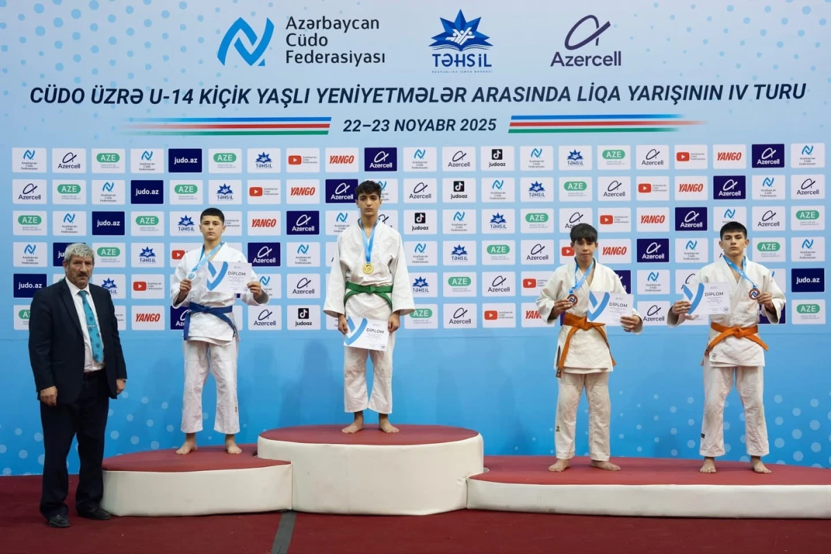 Yeniyetmə cüdoçular arasında liqa yarışına yekun vurulub - FOTO 