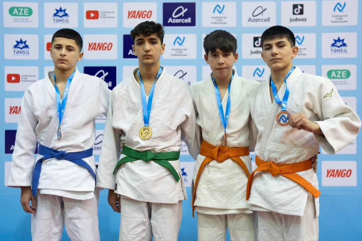 Yeniyetmə cüdoçular arasında liqa yarışına yekun vurulub - FOTO 