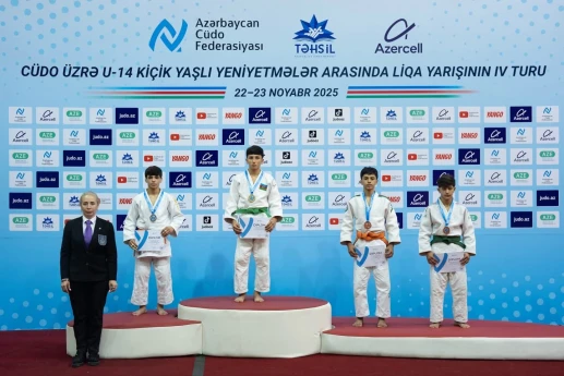 Yeniyetmə cüdoçular arasında liqa yarışına yekun vurulub - FOTO 