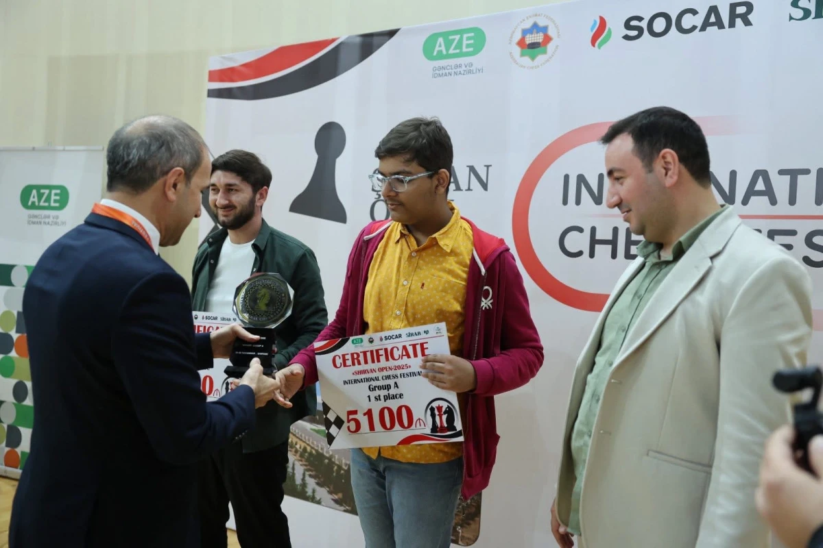 “Shirvan Open 2025" şahmat festivalına yekun vurulub - FOTO 