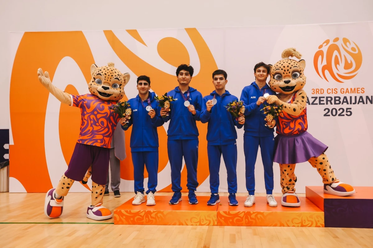 III MDB Oyunları: Azərbaycan gimnastları gümüş medal qazanıb - FOTO 