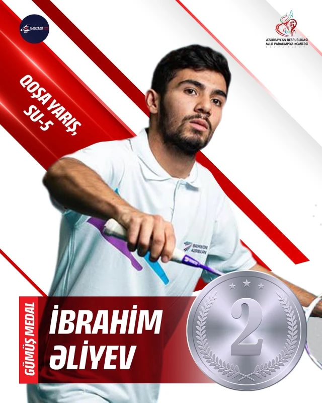 Parabadmintonçularımız AÇ-ni 2 gümüş medalla başa vurub - FOTO 