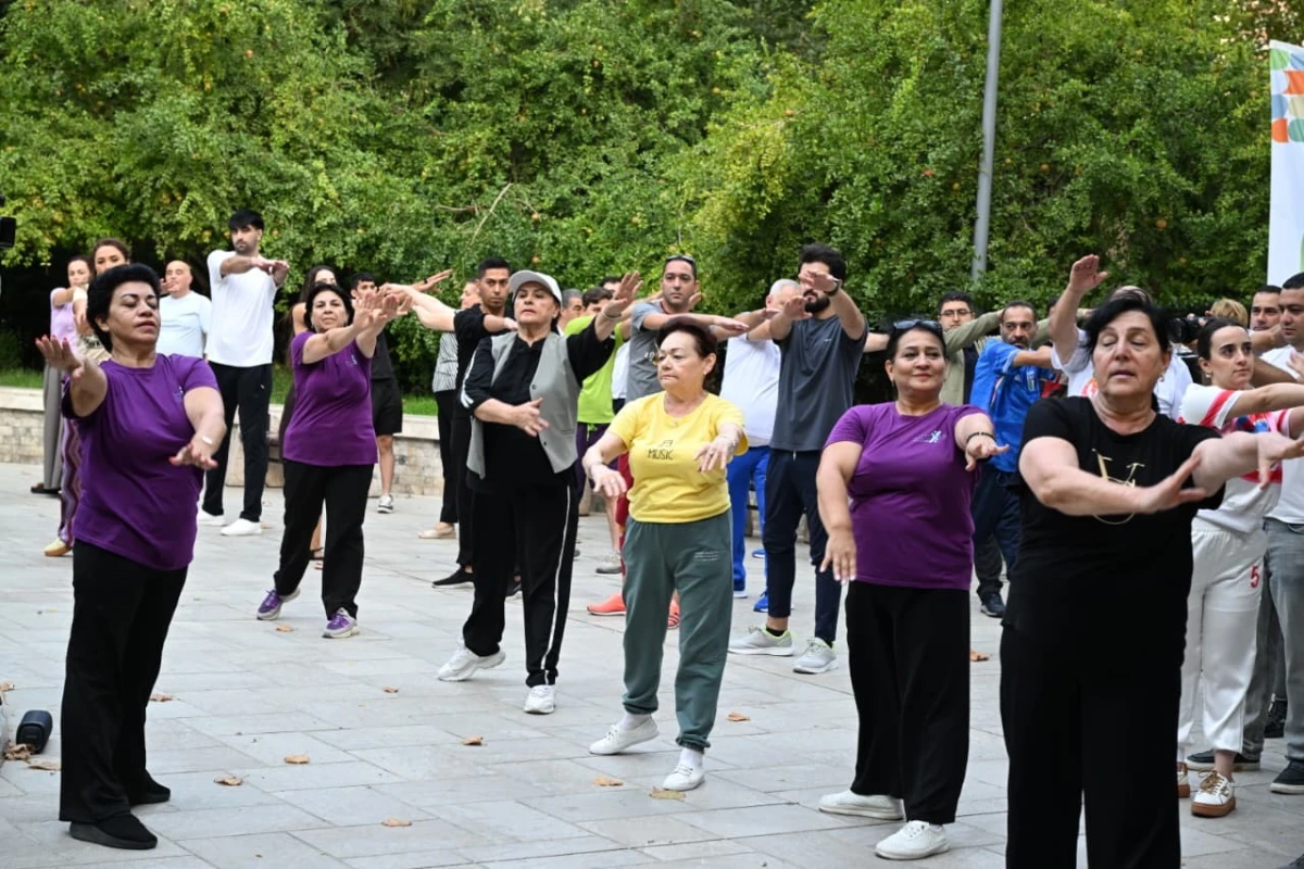 “Səhər idmanı” layihəsinə start verilib - FOTO 