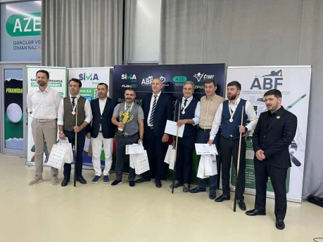 Bilyardın "Snuker" növü üzrə ölkə çempionatının qalibləri bəlli olub - FOTO 